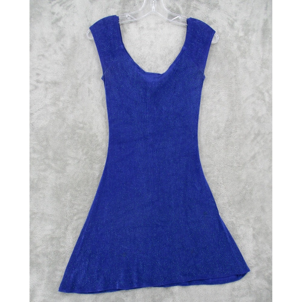 Vintage Jessica McClintock Gunne Sax Dress Juniors 5 Slinky Knit 90s Y2K HOCO